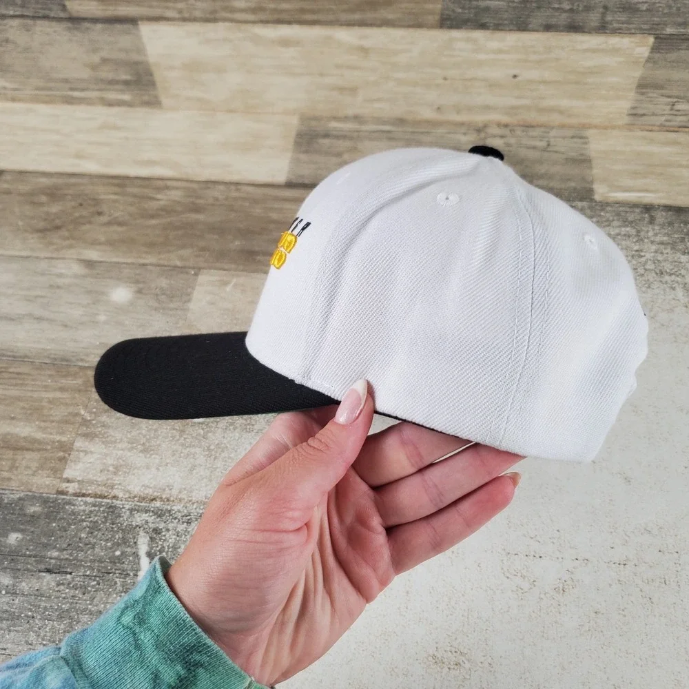 NHL Pittsburgh Penguins Mitchell & Ness Snapback Hat Vintage Retro Cap Throwback
